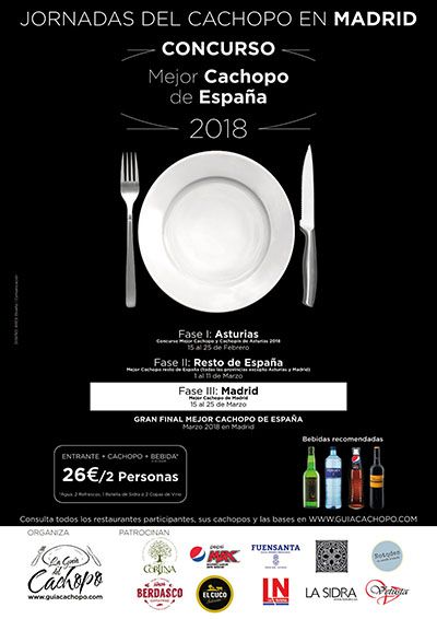 Jornadas Del Cachopo en Madrid (26€ Dos Personas-37 Restaurantes Participantes)